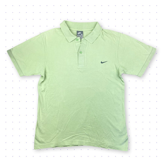 00s Nike Polo T-Shirt Light Lime Green