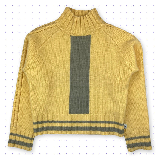 Fall 2002 Nike ACG Wool Knit Sweater Yellow