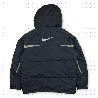 00s Nike Multi Pocket Backswoosh Jacket Grey