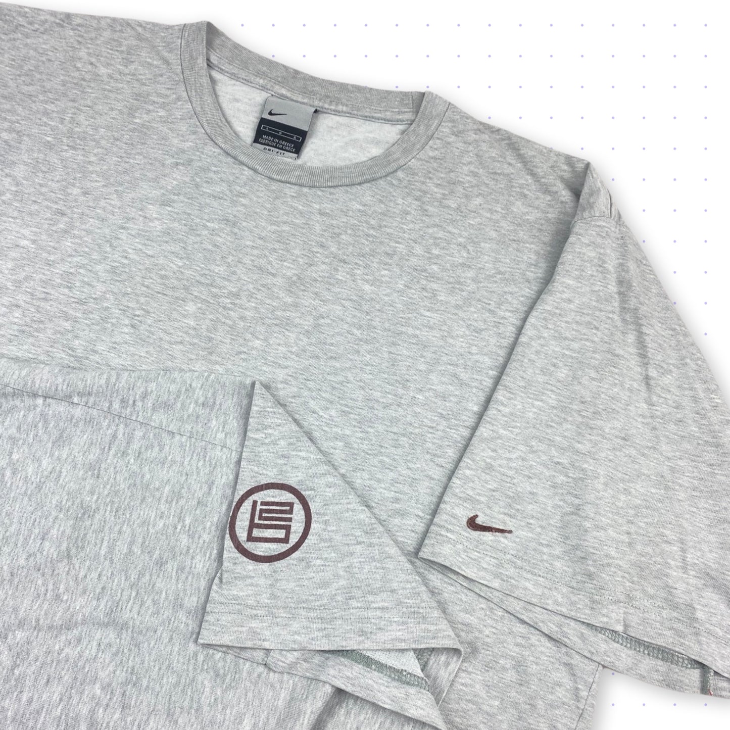 00s Nike B2 T-Shirt Grey/Brown