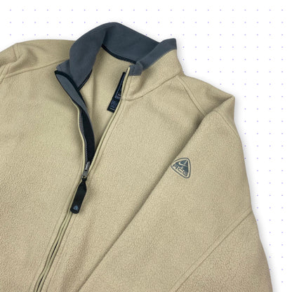 00s Nike ACG Therma-Fit Heavy Fleece Jacket Beige