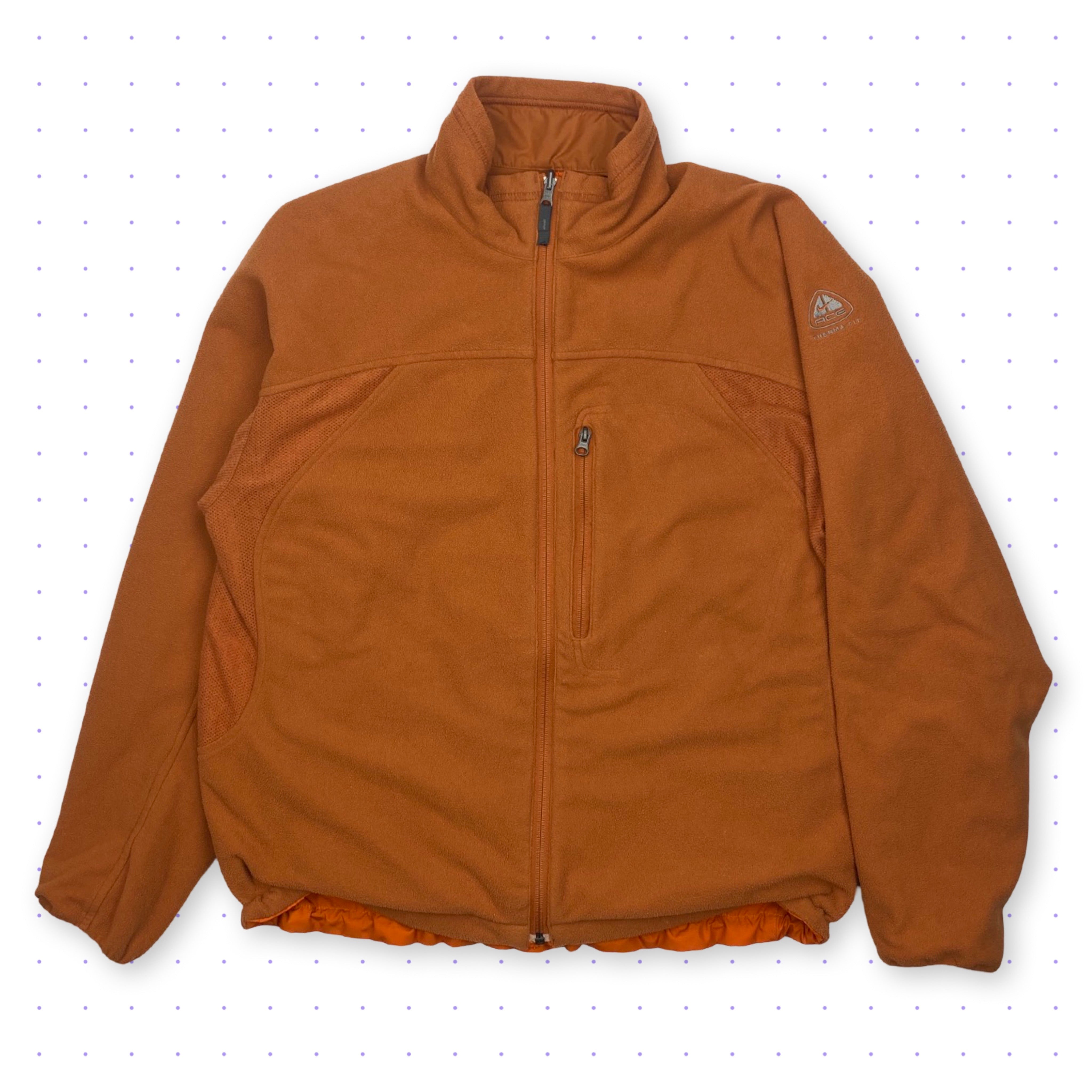 【archive】00s Nike orange fleece jacket 00s Nike 2in1 Reversible Ventilated Fleece Jacket Orange \u2013 welltosell