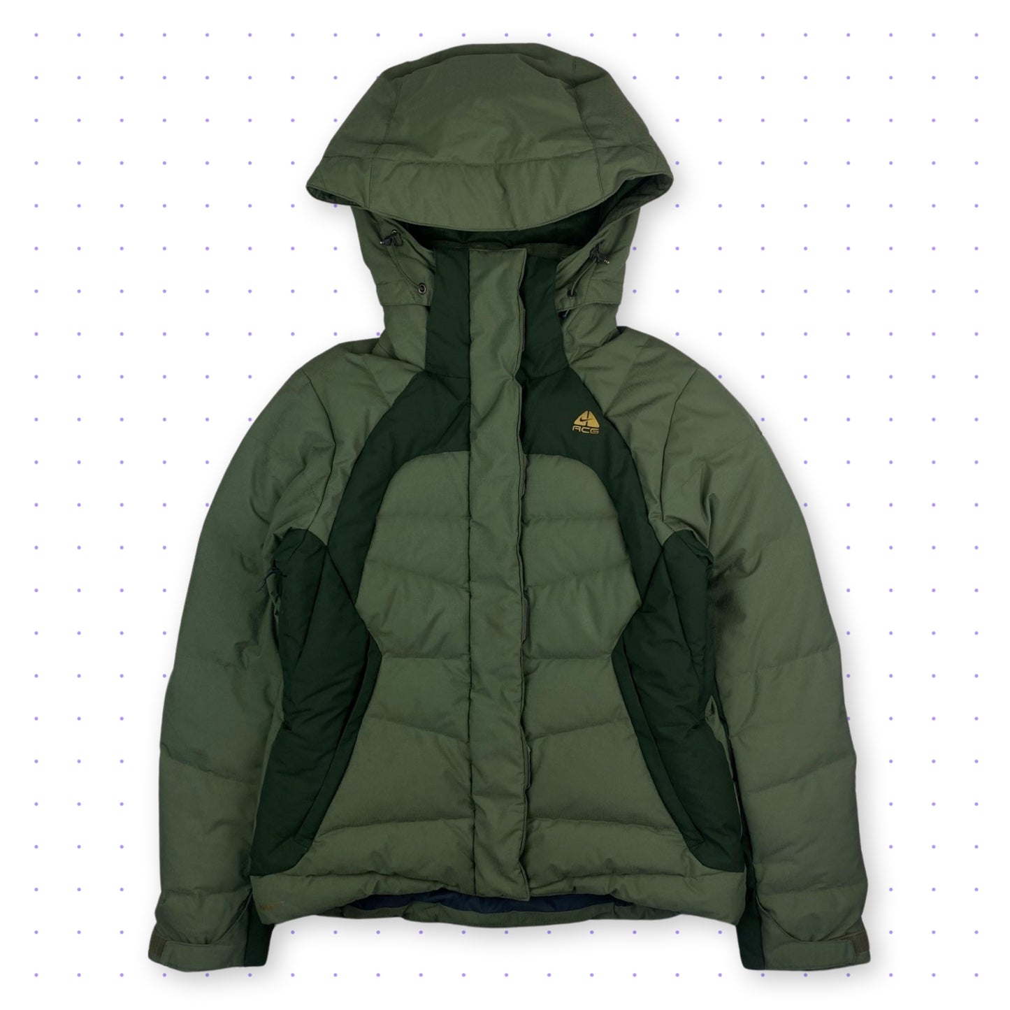 ‘08 Nike ACG Ventilated Puffer Jacket Two Tone Green