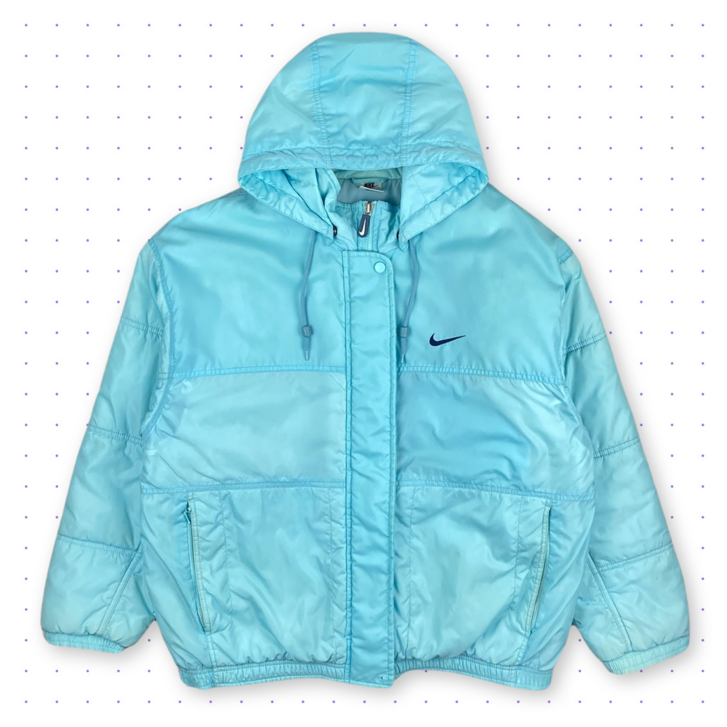 90s Nike Backswoosh Jacket Ice Blue