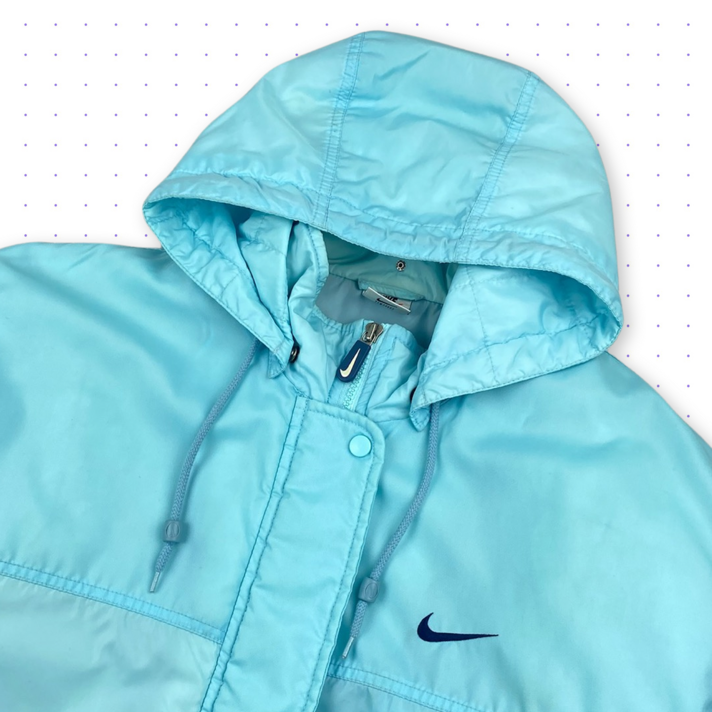 90s Nike Backswoosh Jacket Ice Blue