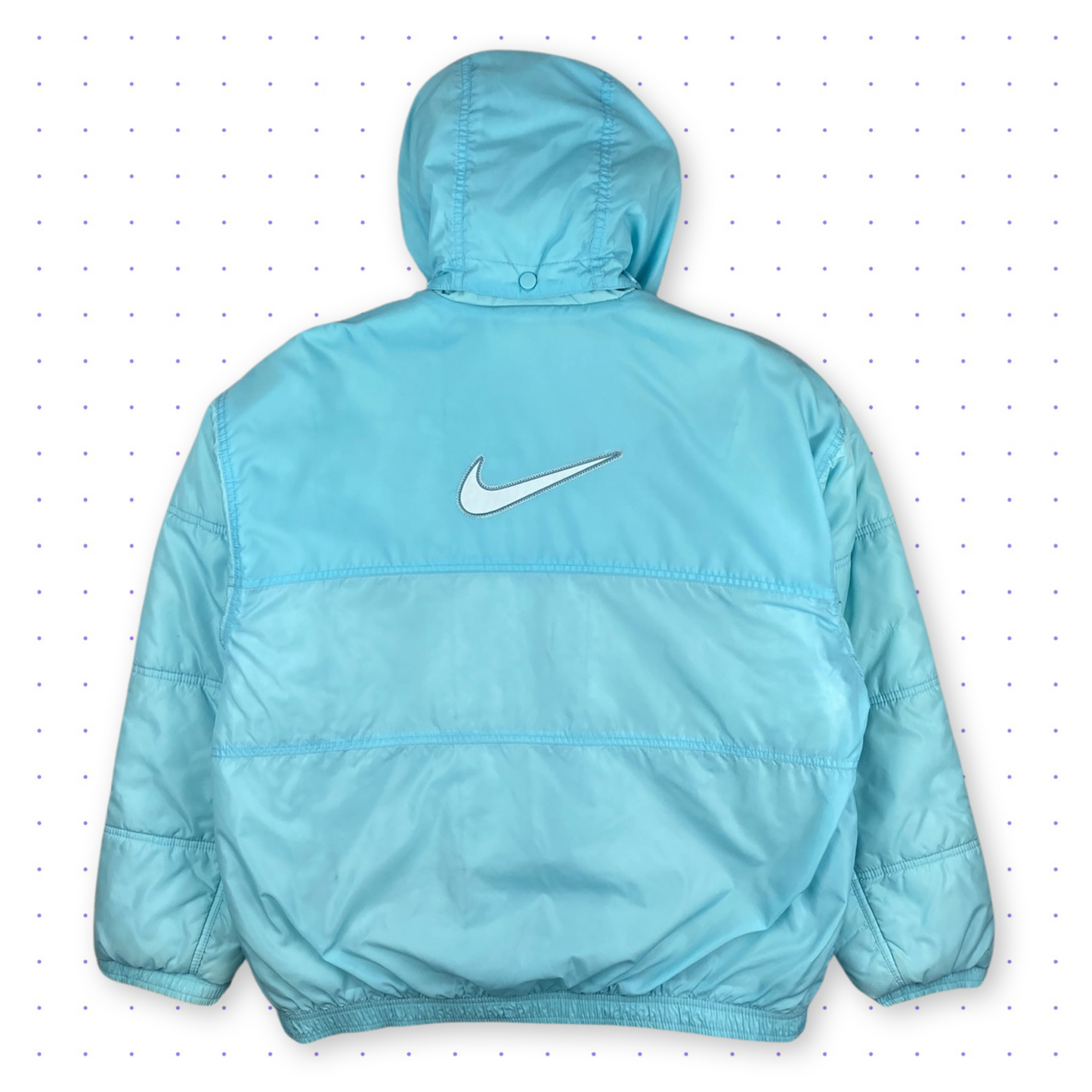 90s Nike Backswoosh Jacket Ice Blue