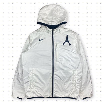 00s Nike 2in1 Reversible PSG Jacket White/Navy